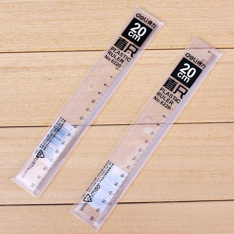 Thước kẻ 20cm Deli 6220