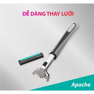Dao Cạo 2 Lưỡi Apache kèm 36 Đầu Thay Thế