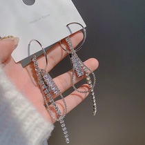 Khuyên Tai Dáng Dài Hình Rắn Phong Cách Punk Hàn Quốc 2022 Cho Nữ