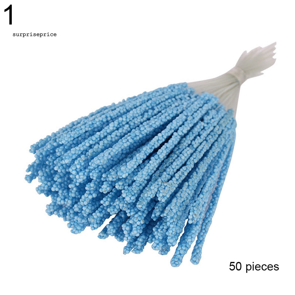 Bó hoa giả màu sắc chân thật trang trí nhà cửa/tiệc cưới tiện dụng DIY