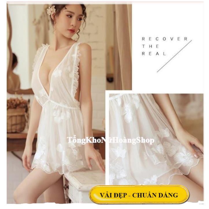 [Siêu Phẩm - Sang Chảnh]Váy ngủ sexy ren hoa nữ hoàng quyến rũ B1027 | BigBuy360 - bigbuy360.vn