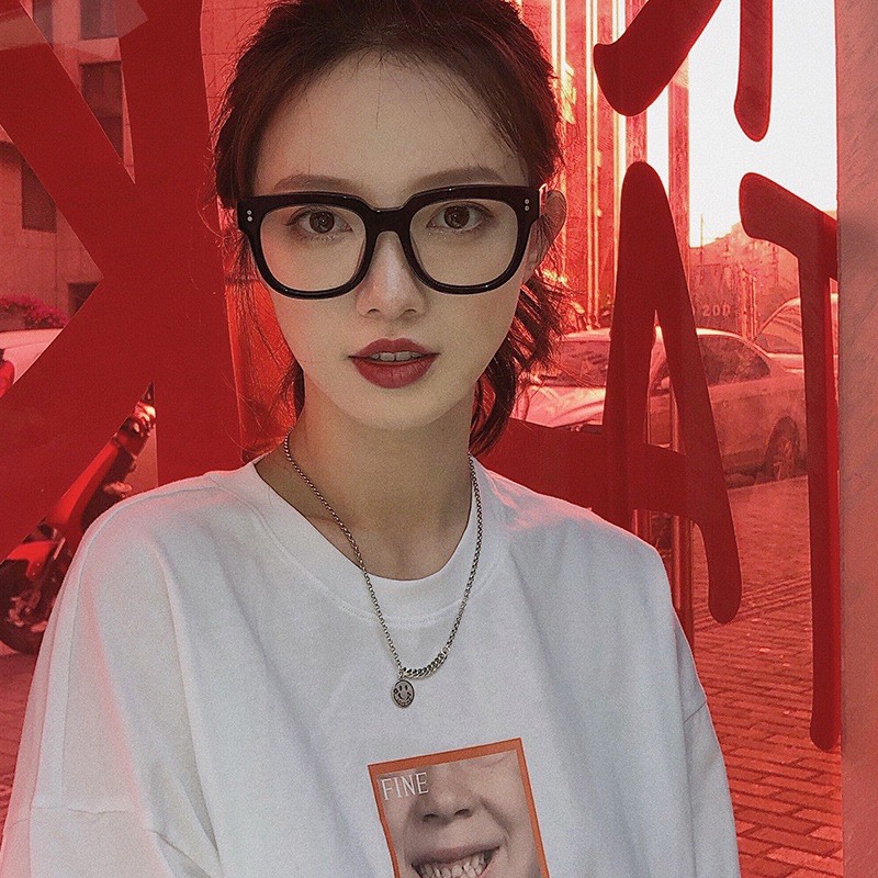 Mắt Kính mắt 2 chấm xinh xắn dành cho Nam nữ