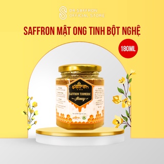 Saffron Tumeric Honey Saffron Mật Ong Tinh Bột Nghệ Saffron Việt Nam Lọ Thủy Tinh 180ml