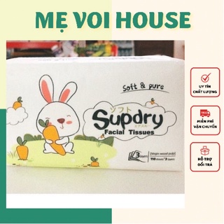 Khăn giấy khô supdry 3 lớp 110 tờ