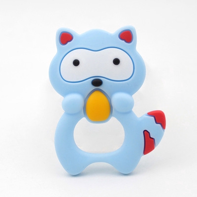 Đồ Chơi Ngậm Mọc Răng Hình Gấu Bằng Silicone Cho Bé