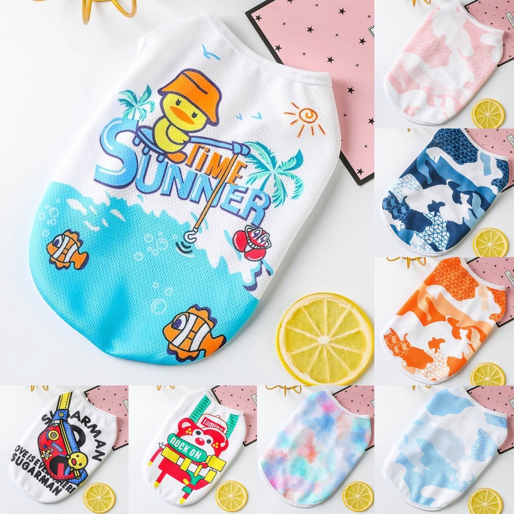 Áo Mỏng Thoáng Khí Thời Trang Xuân Hè Cho Thú Cưng