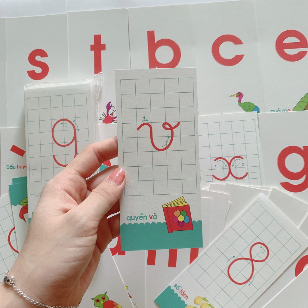 Bộ Thẻ Học Flashcard Thông Minh Học Chữ Cái Và Số Đếm Cho Bé