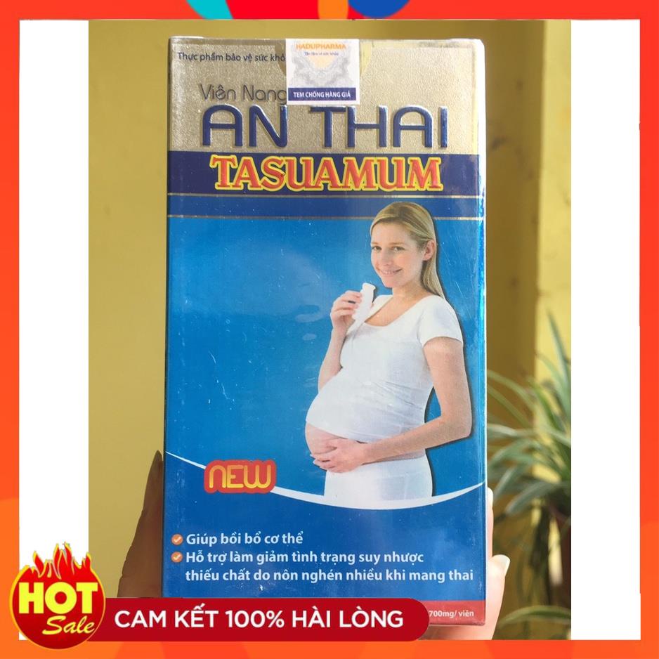 An Thai Tasuamum new giúp an thai, phòng chống động thai, giúp giảm tình trạng ốm nghén khi mang thai ( Hộp 60 viên)