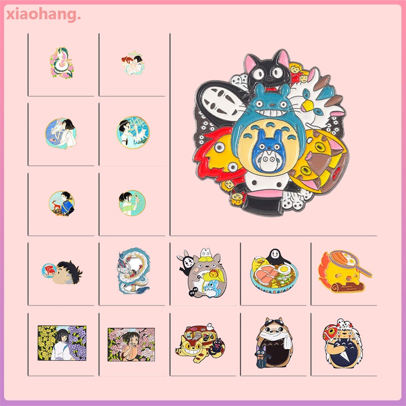 Ghim Cài Áo Hình Nhân Vật Anime Miyazaki Hayao Spirited Away