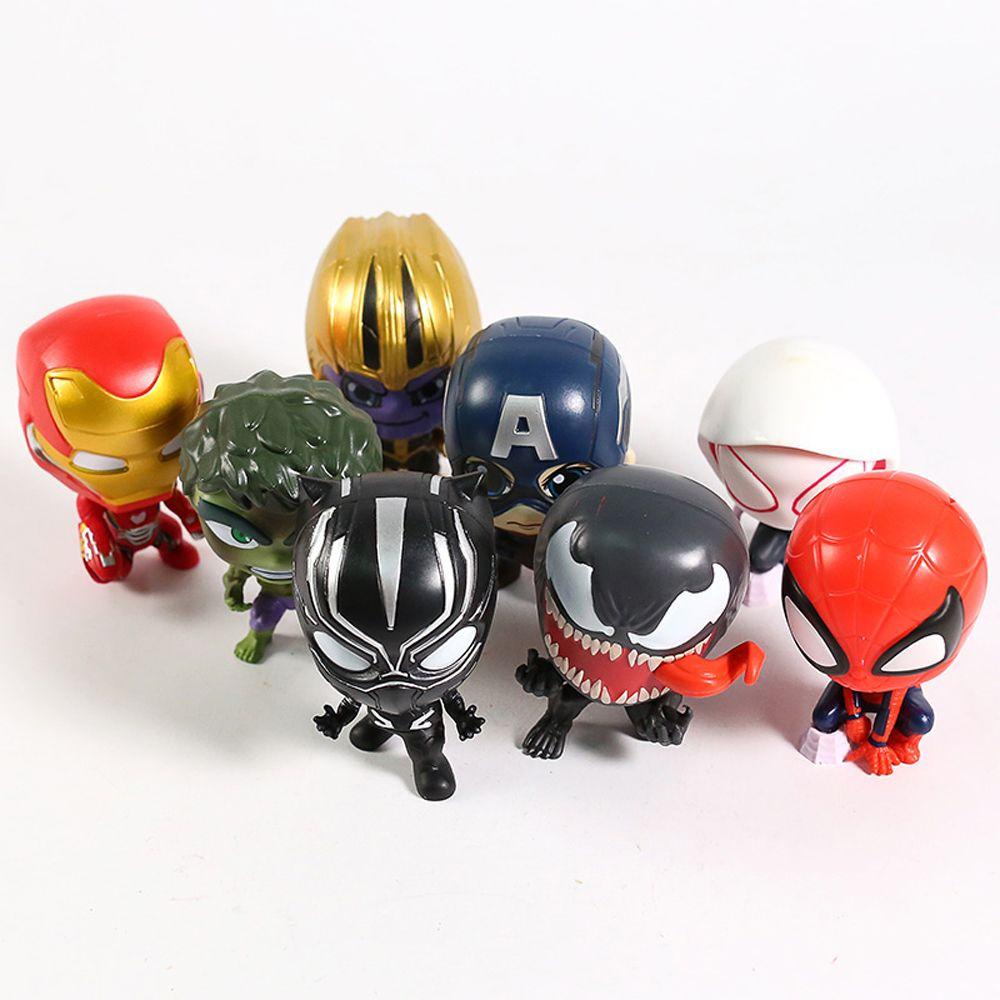 Mô Hình Nhân Vật Hoạt Hình Avengers Bằng PVC Trang Trí Bàn Làm Việc