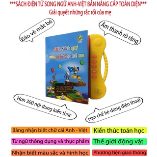 Bảng song ngữ cho bé