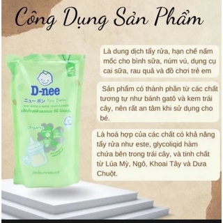 Nước rửa bình sữa Dnee Thái Lan 600ml