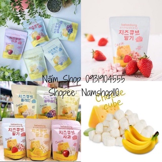  Phô mai hoa quả khô sấy lạnh Bebedang Hàn Quốc cho bé ăn dặm