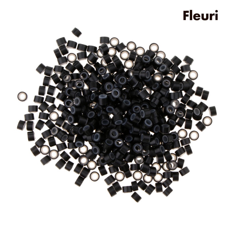 Bộ 500 Hạt Xỏ 3mm Dùng Nối Tóc Chuyên Dụng