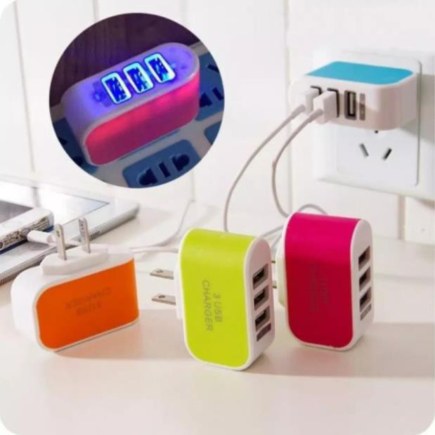 (Giá sale) Củ sạc 3 cổng USB | BigBuy360 - bigbuy360.vn