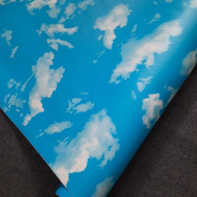 Giấy Dán Tường Mây Trời, Decal Dán Tường Mây Trời