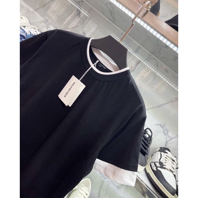 💥HÀNG CAO CẤP💥Áo thun nam viền trắng BALENCIAGA- phong cách thời trang đẳng cấp