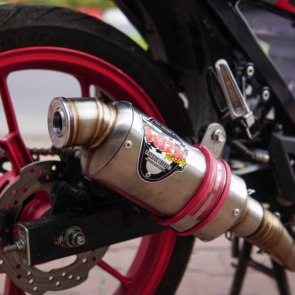 Pô WRX Oval K1  màu inox