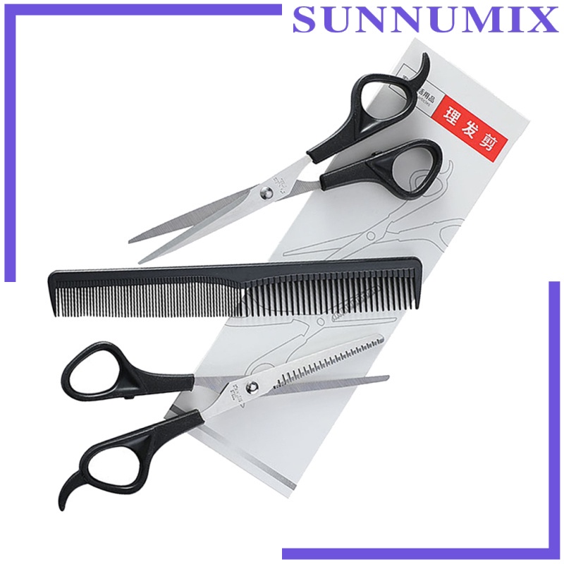 Kéo Cắt Tóc Kèm Lược Chuyên Dụng Cho Salon Làm Tóc