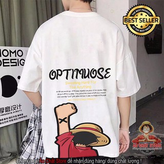 (SALE SẬP SÀN) Áo luffy tay lỡ unisex cực hot - Áo One Piece Luffy form rộng đẹp AC10