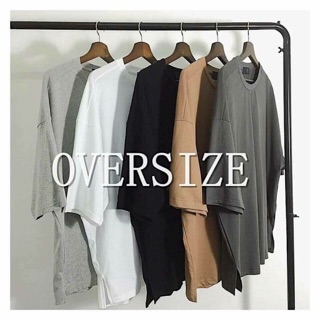 áo thun trơn oversize