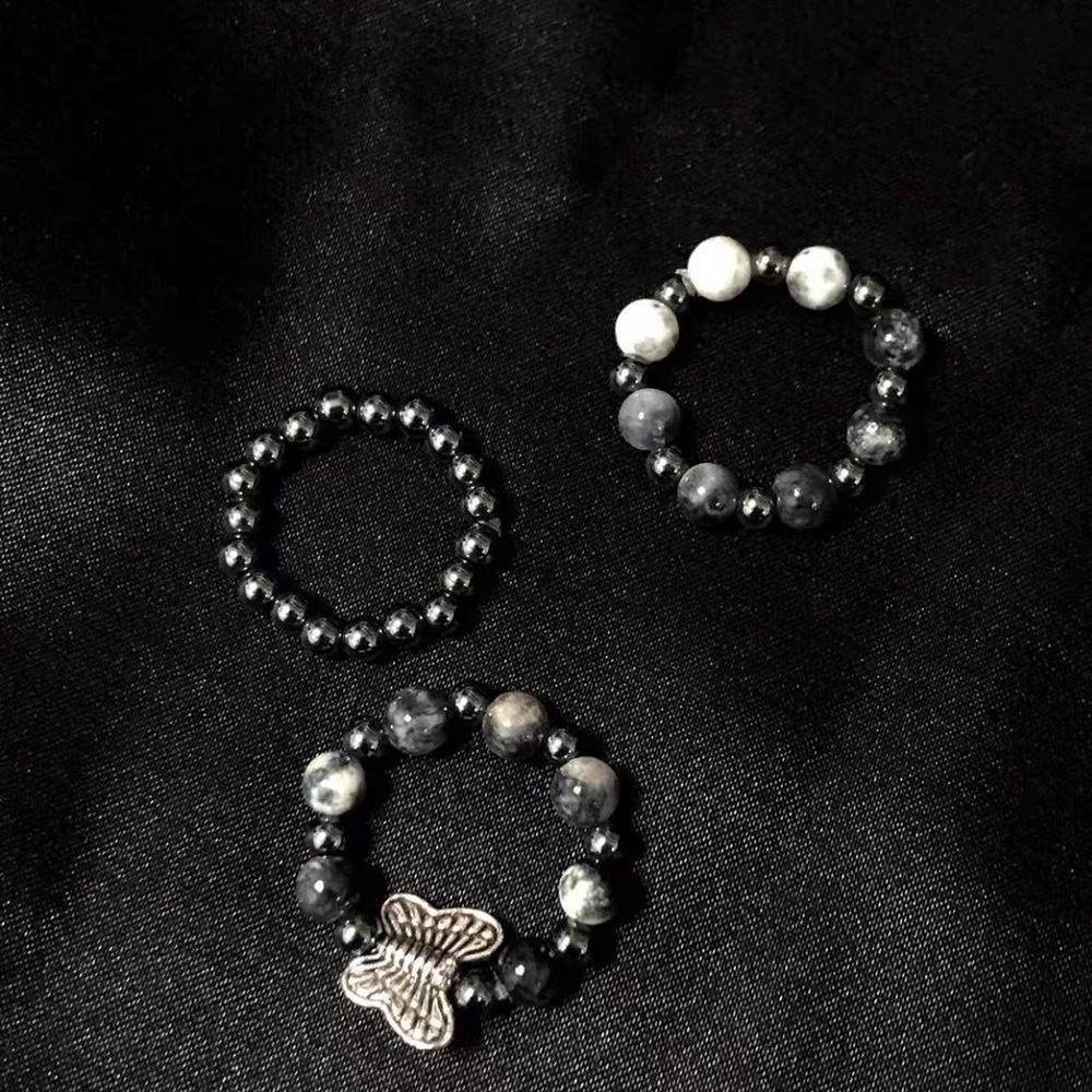 Nhẫn Đính Hạt Phong Cách Bohemia Hàn Quốc Cho Nữ