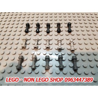 Part Kết Nối Cỡ Nhỡ 2 Đầu Nhỏ ( Xám Nhạt - Đen 20c )