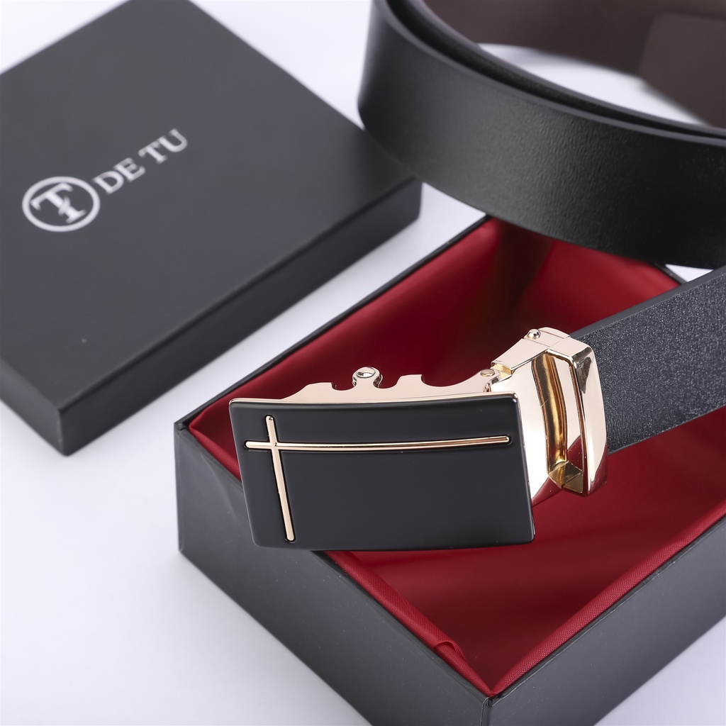 Thắt Lưng Nam Da DETU PL3120 Khóa Tự Động Cao Cấp