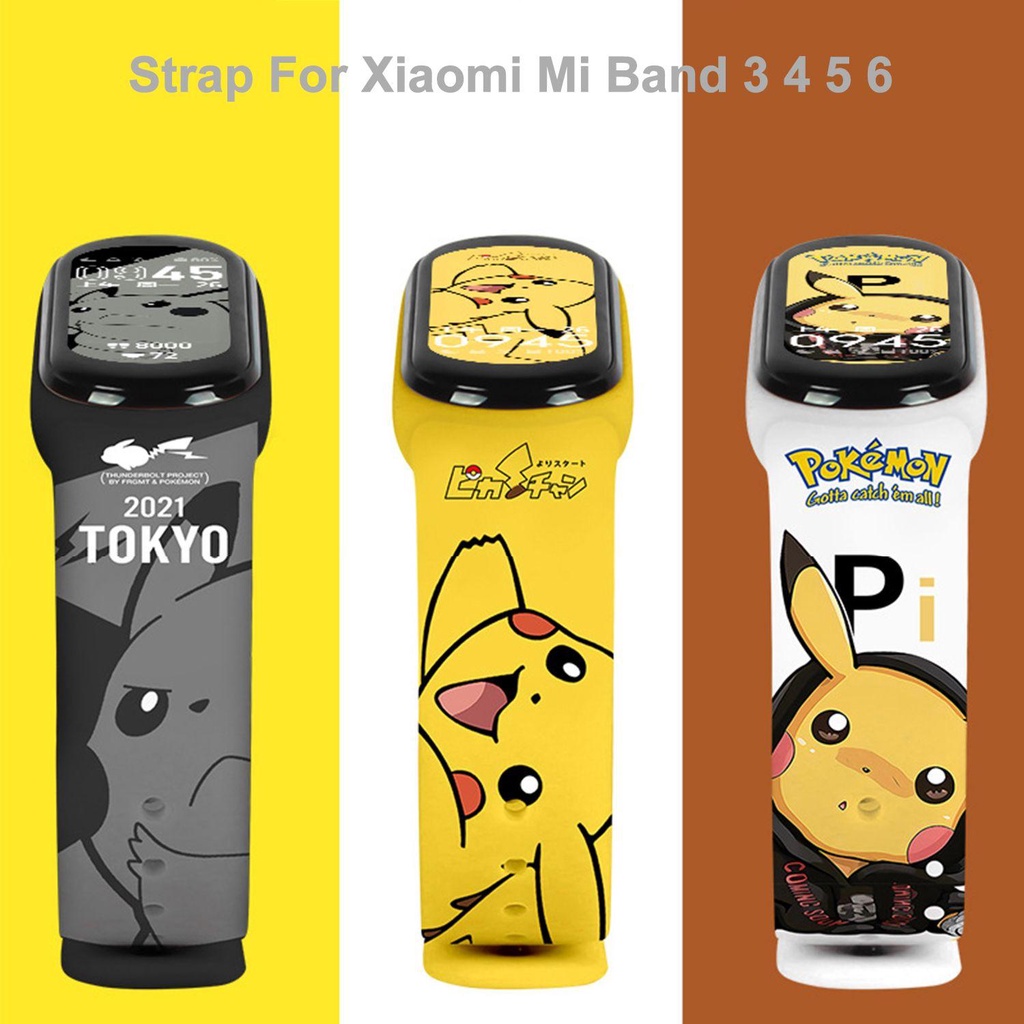 Dây Đeo Thay Thế Chống Trượt Cho Đồng Hồ Thông Minh Xiaomi Mi Band 6 5 4 3