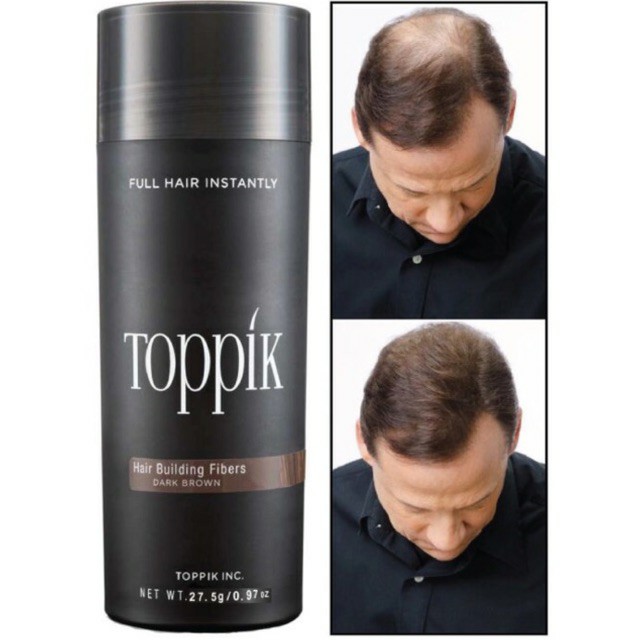 Bột phủ dày tóc hói tóc thưa Toppik + Tặng lược