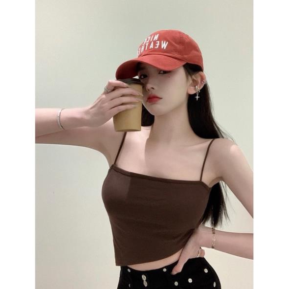 Áo Bra Nữ Softie 2 Dây Mảnh Yếm Vạt Chéo Có Đệm Ngực Trend Mới 1804