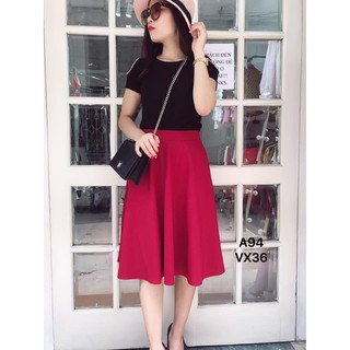 Chân váy xòe đủ màu