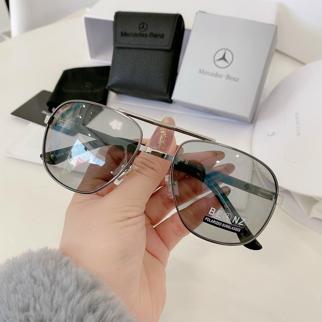 Kính râm Mercedes benz - Kính mát nam cao cấp, tròng Poloroid đổi màu và gấp gọn, đi ngày đi đêm | BigBuy360 - bigbuy360.vn