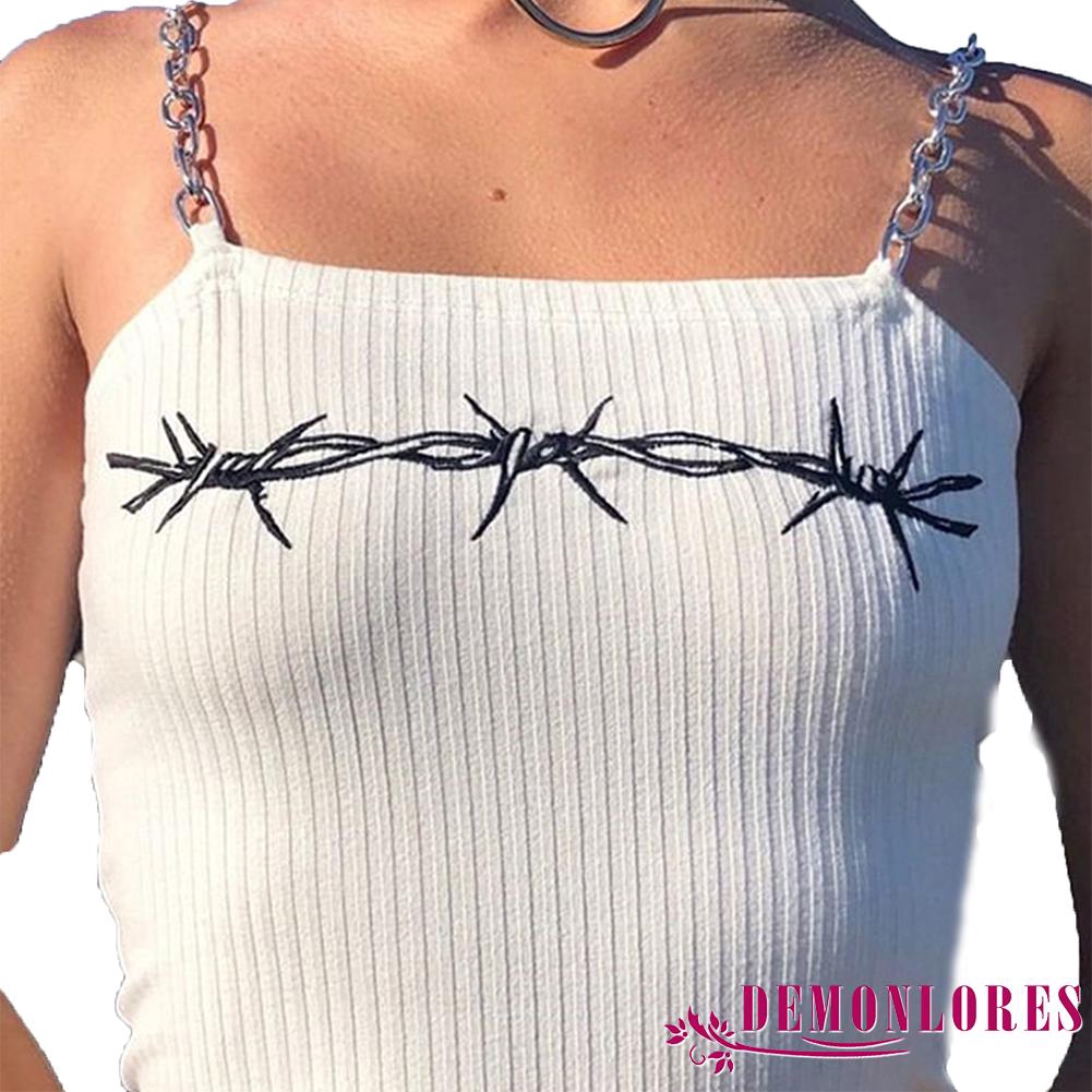 Áo ngắn hai dây kiểu dáng quyến rũ thời trang dành cho nữ