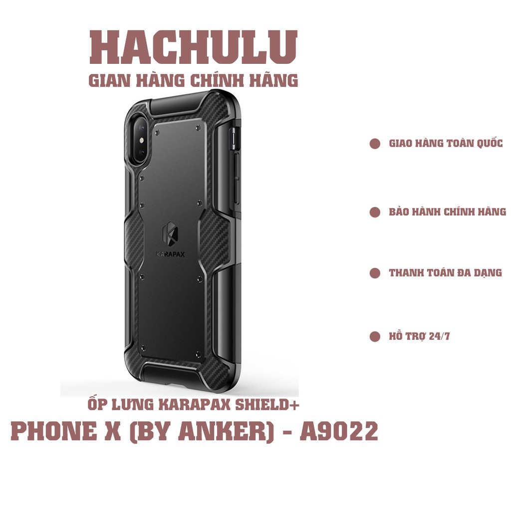 Ốp lưng KARAPAX Shield+ cho iPhone X (by ANKER) - A9022