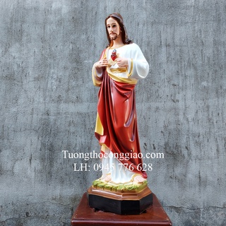 Tượng Chúa Trái Tim 80cm composite