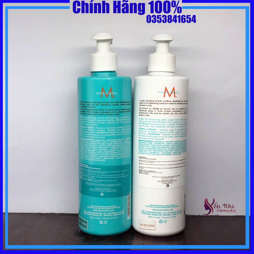 💞[ Dầu Gội Dầu Xả Dưỡng Ẩm sâu Moroccanoil ] - Cặp gội xả moroccanoil - Moroccanoil 500ml | BigBuy360 - bigbuy360.vn
