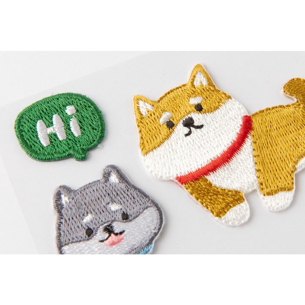 Set Miếng Dán Deco Sticker ARTBOX Hàn Quốc Hình Cặp Đôi Cún Shiba