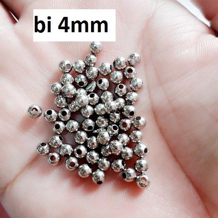 50 gram Bi xỏ vòng size 3mm , 4mm , 6mm , 8mm [ Lỗ lớn , lỗ nhỏ ]