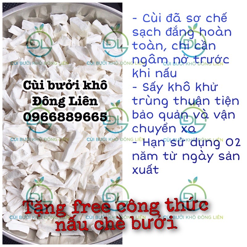 Cùi bưởi khô loại nhỏ 2kg