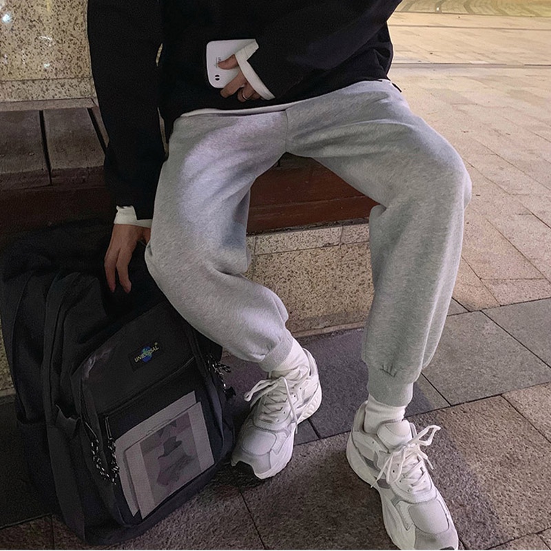 Quần legging AOKANG mỏng dáng rộng thời trang mùa hè phong cách Hàn Quốc cho nam