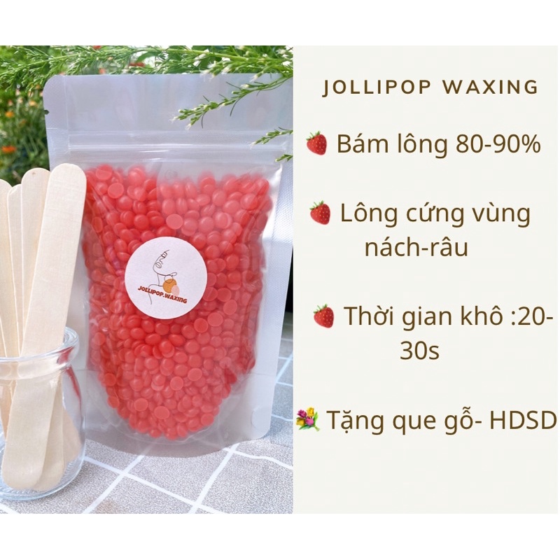 Sáp Màu Hạt Wax Lông Nóng 100g