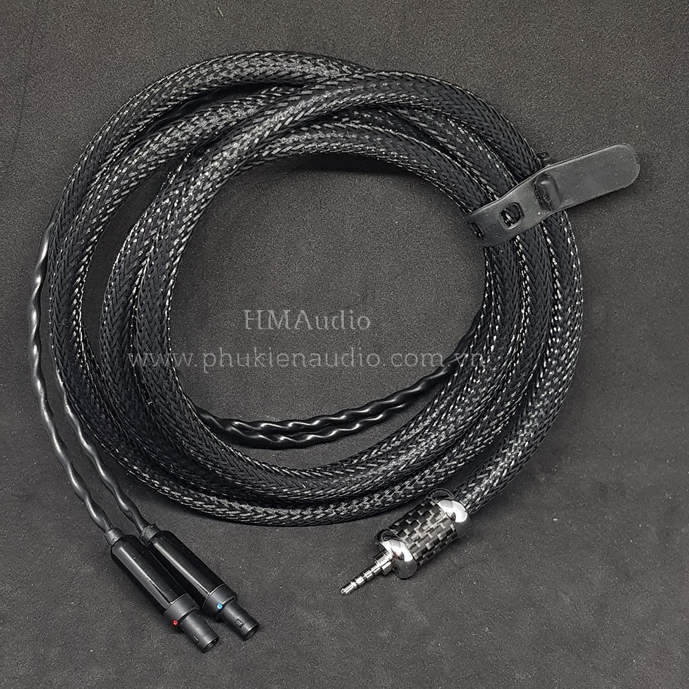 Dây tai nghe đồng OFC bọc chống nhiễu CANARE - Connector Sennheiser HD800 HD800s HD820
