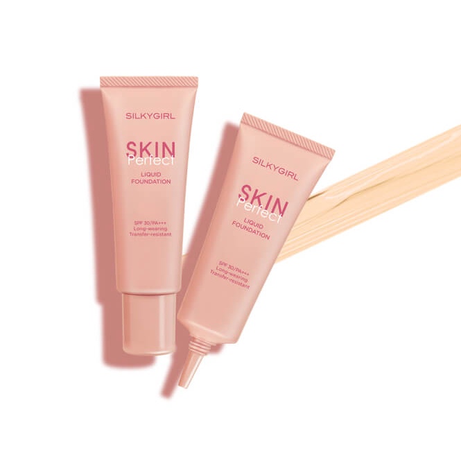 Kem Nền Dạng Tuýp Che Phủ Tự Nhiên Silkygirl Skin Perfect Liquid Foundation SPF30/PA+++ 25ml