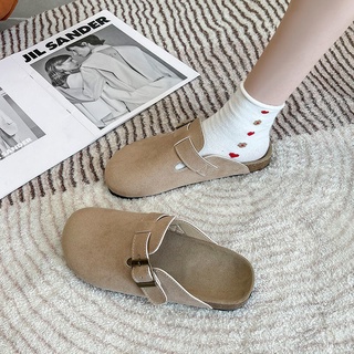 BIRKENSTOCK Dép Bít Mũi Đế Dày Mềm Mại Phong Cách Retro Pháp Thời Trang Mùa Hè Cho Nữ