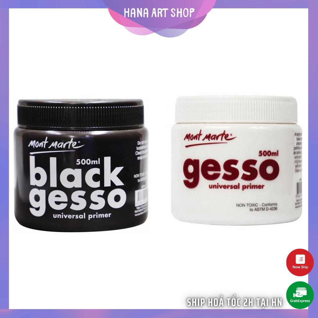 Sơn Lót Gesso Mont Marte Đen/ Trắng