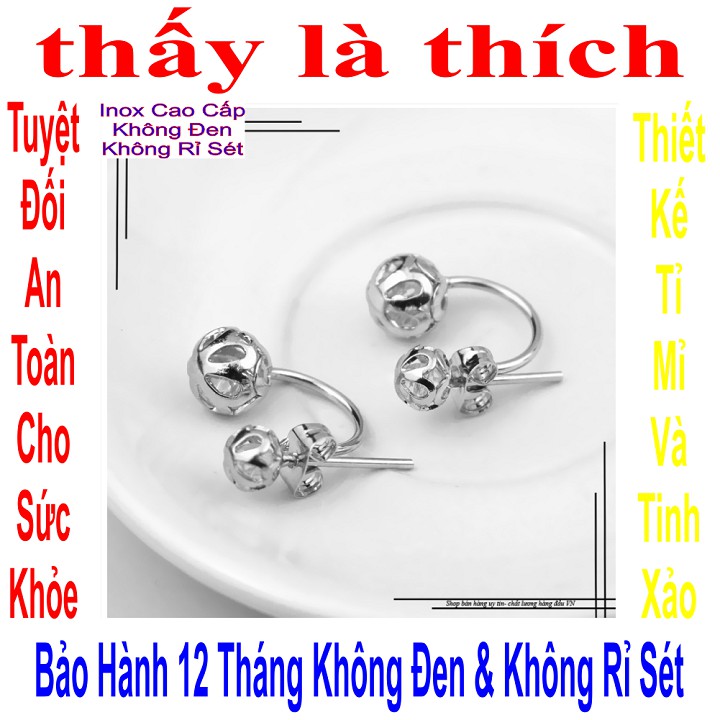 Lắc tay hạt châu màu trắng cho phụ nữ - Cam kết 1 đổi 1 nếu hoen, gỉ sét