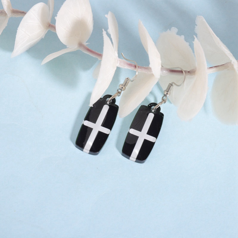 1pair Izana Kurokawa Hanafuda Earrings Tokyo Revengers Handmade Clay Earrings