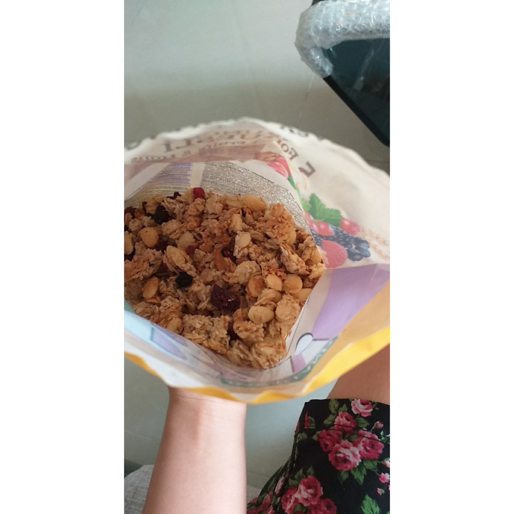 Ngũ cốc ăn sáng Bakalland Muesli trái cây dinh dưỡng 300gr HSD 10/2024- ÂU CHÂU SHOP