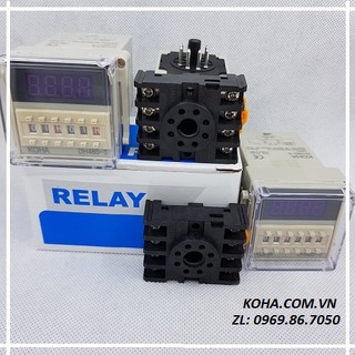 [Bộ đôi] Timer hẹn giờ luân phiên, đảo chiều thiết bị DH48S-S.